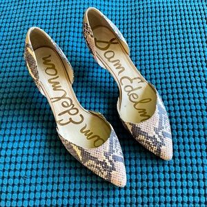 Sam Edelman Snakeskin Heels